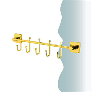 İgk Yapi - Çelik Banyo Vizyon Gold Beşli Askılık (vz10-011.1)