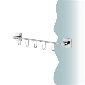 İgk Yapi - Çelik Banyo Vizyon Beşli Askılık (vz10-032)