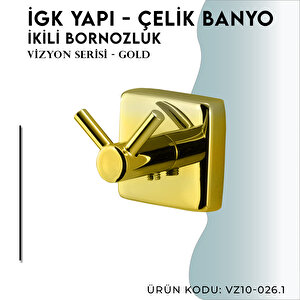 İgk Yapi - Çelik Banyo Vizyon Gold Bornozluk Çiftli (vz10-026.1)