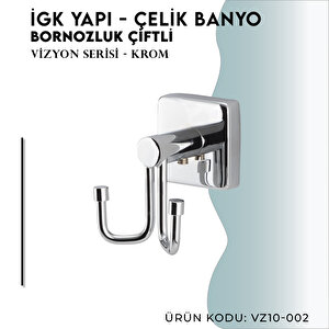 İgk Yapi - Çelik Banyo Vizyon Bornozluk Çiftli (vz10-002)