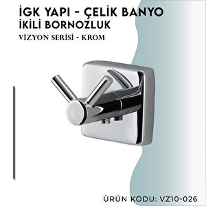 İgk Yapi - Çelik Banyo Vizyon Bornozluk Çiftli (vz10-026)
