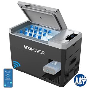 V28 12/24/220volt 28litre Kompresörlü Outdoor Oto Buzdolabı (akü Dahil Değildir)