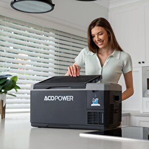 Acopower V28 12/24/220volt 28litre Kompresörlü Outdoor Oto Buzdolabı (akü Dahil Değildir)