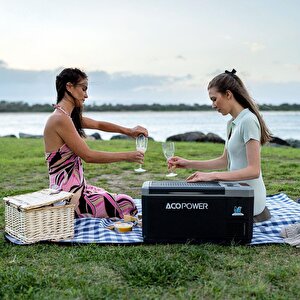 Acopower V28 12/24/220volt 28litre Kompresörlü Outdoor Oto Buzdolabı (akü Dahil Değildir)