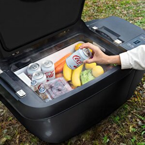 Acopower T35 12/24volt 33litre Tesla Model Y Ile Uyumlu Kompresörlü Outdoor Oto Buzdolabı