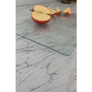 20x30 Cm Cam Kesme Tahtası Saydam