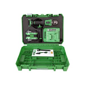 Haispro Jm-125a Profesyonel Akülü Taşlama Makinası 21 V 2x4 Ah Çift Akü