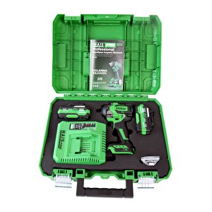 Haispro Rb-809 Profesyonel Darbeli Somun Sıkma 850 Nm 21 V 2x4 Ah Çift Akü