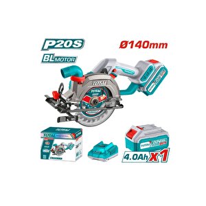 Li-ion Akülü Daire Testere 20 V 4.0 Ah 140 Mm Tsli14021