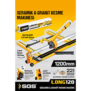 Sgs Long 120 Uzun Seramik Granit Fayans Kesme Makinası - Long120