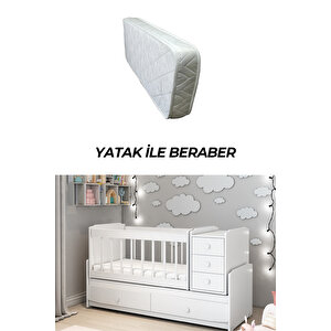 Pati̇ko Ms 290 Beyaz Büyüyebi̇len Sallanan, Yatakli Beşi̇k