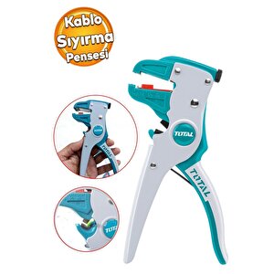 Profesyonel Kablo Sıyırma Pensesi 0.5-6 Mm Bilgisayarcı Network Elektrik Bağlantı Kesici Soyucu Tht15606