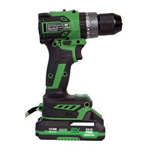Haispro Rb-db2102 Profesyonel Darbeli Vidalama Matkap 21 V 2x2.0 Ah Çift Akülü