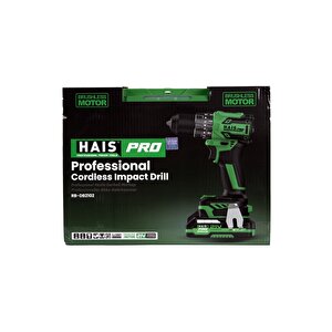 Haispro Rb-db2102 Profesyonel Darbeli Vidalama Matkap 21 V 2x2.0 Ah Çift Akülü