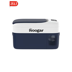 Hooger German Led Ekran 21-25 Lt Oto Karavan Tekne Tır Buzdolabı 12-24v -20 Derece Hızlı Soğutma