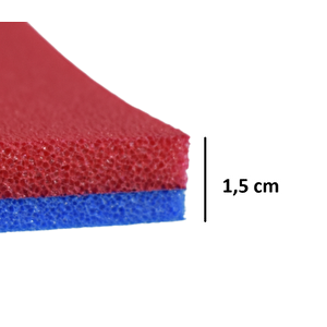 180x60cm 15mm Extra Rahat Mavi-pembe Yoga Pilates Matı