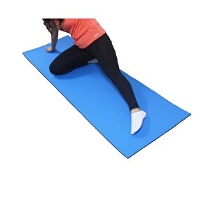 180x60cm 15mm Extra Rahat Mavi-siyah Yoga Pilates Matı
