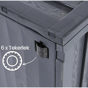 Bahçe Sandığı 320lt 117*54*51 Tekerlekli
