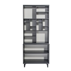 Kitaplık Petra Organizatör Dolaplı Kitaplık