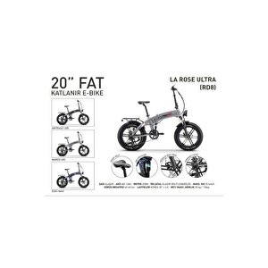 La Rose Ultra Rd8 Elektri̇kli̇ Bi̇si̇klet