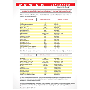 Power Lt8000 En 8,0 Kva Benzinli Jeneratör Ipli Marşlı