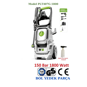 Power Profesyonel Indüksiyon Motorlu Yüksek Basınçlı Yıkama Makinası (1800 W-150 Bar)