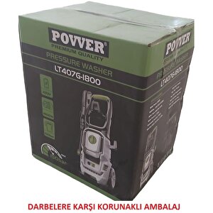 Power Profesyonel Indüksiyon Motorlu Yüksek Basınçlı Yıkama Makinası (1800 W-150 Bar)