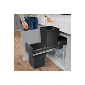 2x14 Lt Dolap Içi Çöp Kovası