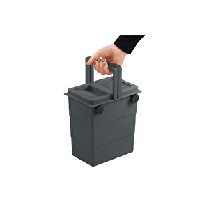 Flexbox Çöp Kutusu S Mini - Siyah 7 Lt