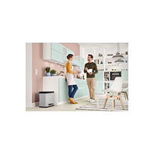 3x9 Lt Paslanmaz Çelik Çöp Kovası