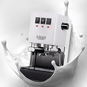Gaggia New Classic E24 Beyaz Manunel Espresso Makinesi