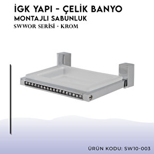 İgk Yapi - Çelik Banyo Swwor Montajlı Sabunluk (sw10-003)