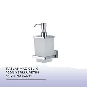 İgk Yapi - Çelik Banyo Swwor Montajlı Sıvı Sabunluk (sw10-049)