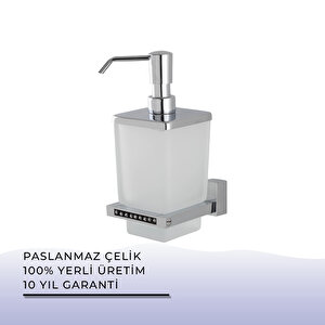 İgk Yapi - Çelik Banyo Swwor Montajlı Sıvı Sabunluk (sw10-017)