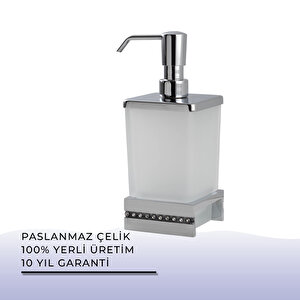 İgk Yapi - Çelik Banyo Swwor Set Üstü Sıvı Sabunluk (sw10-022)