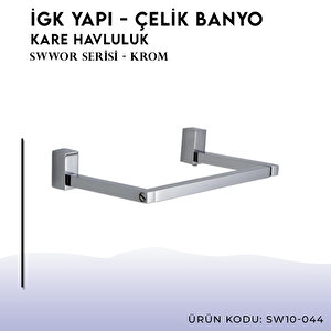İgk Yapi - Çelik Banyo Swwor Kare Havluluk (sw10-044)