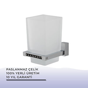 İgk Yapi - Çelik Banyo Swwor Montajlı Diş Fırçalık (sw10-004)