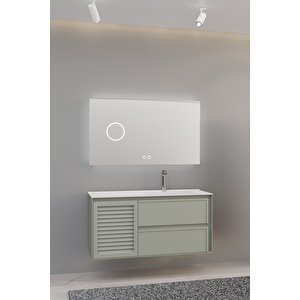 Linze 120 Cm Banyo Dolabı - Nane Yeşili