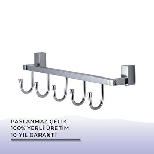 İgk Yapi - Çelik Banyo Swwor Beşli Askılık (sw10-047)