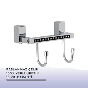 İgk Yapi - Çelik Banyo Swwor İkili Bornozluk (sw10-002)