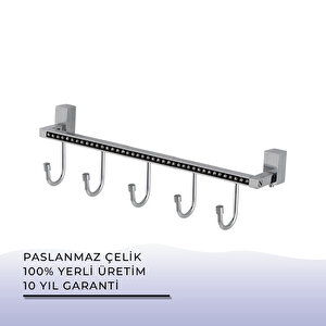 İgk Yapi - Çelik Banyo Swwor Beşli Askılık (sw10-011)