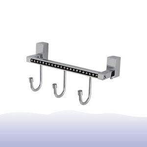 İgk Yapi - Çelik Banyo Swwor Üçlü Askılık (sw10-009)