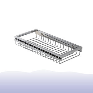 İgk Yapi - Çelik Banyo Swwor Lamalı Tekli Şampuanlık 12x25 Cm (sw10-031)