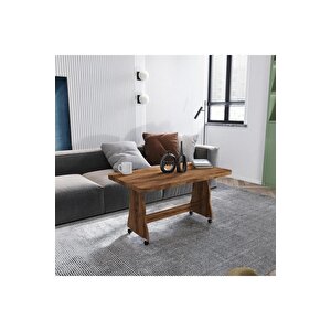 Aysi̇mahome Masa Tekerlekli Orta Sehpa Zigon Yemek Masası