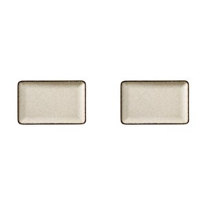 Moderna Düz Tabak Tarçın 2 Parça 18x13cm Tan18x13dus2730p02
