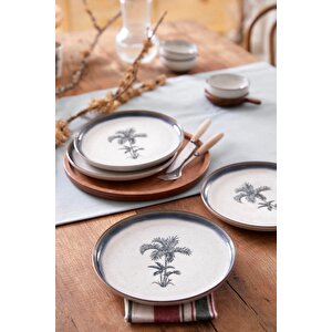 Palmiye Pasta Tabağı 4 Parça 21cm Npmod21dus4880794