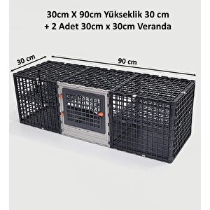 30cm X 30cm X 90 Cm, Üst Kapalı, Ginepig, Hamster, Çit, Kafes Kendin Yap