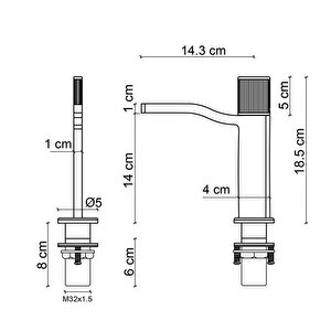 Lavabo Bataryasi Rose Fa-7013