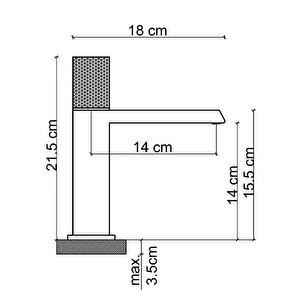 Lavabo Bataryasi Rose Fk-9113