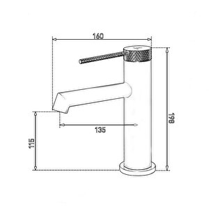 Lavabo Bataryasi Fj-1015 Mat Si̇yah